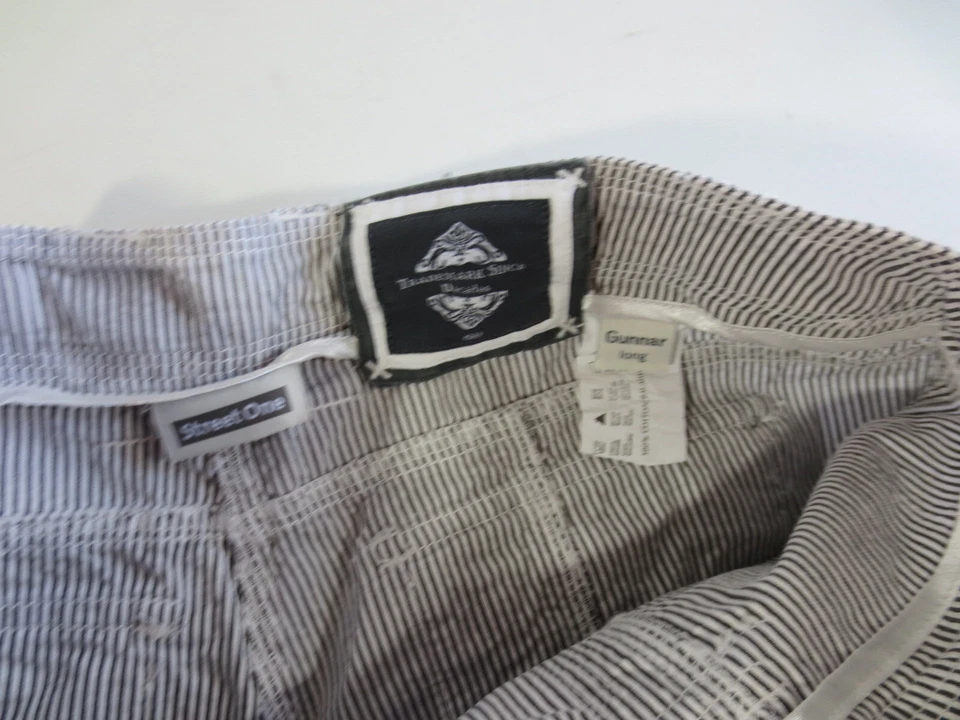 STREET ONE Outdoor Cargo Hose GUNNAR long 36 (34-36) Streifen grau weiß /F77 - Bild 3 von 4