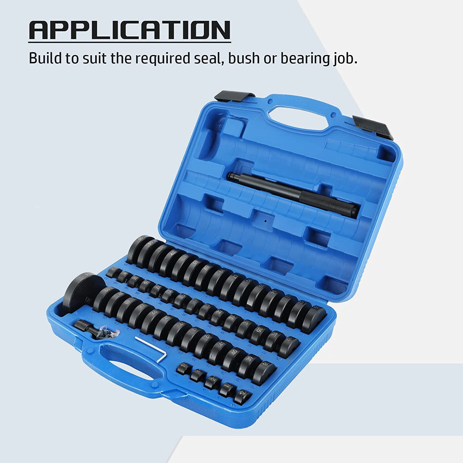 52in1 Custom Bushing Driver Tool Set Bush Removal Puller Bearing Press