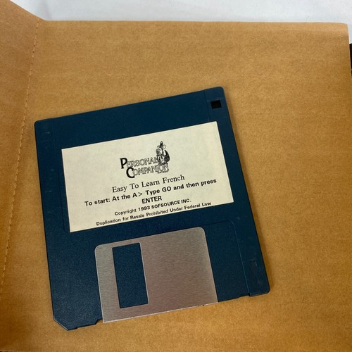 French Language Learning Course 45RPM Vintage Columbia Personal Companion Floppy - Afbeelding 18 van 18