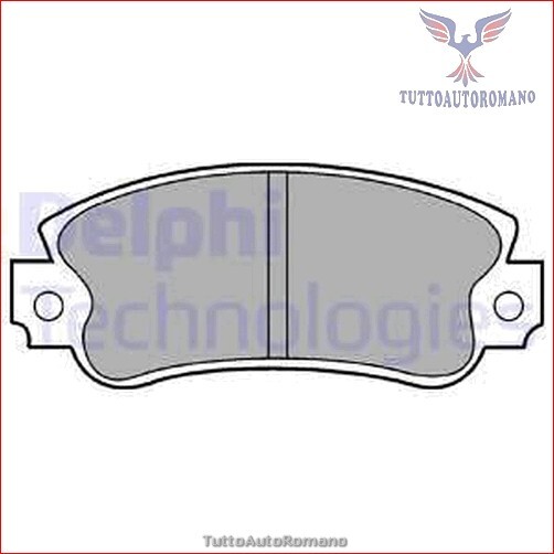 LP509 Kit pastiglie pattini freno Delphi Anteriore per FIAT UNO SEAT MARBELLA M