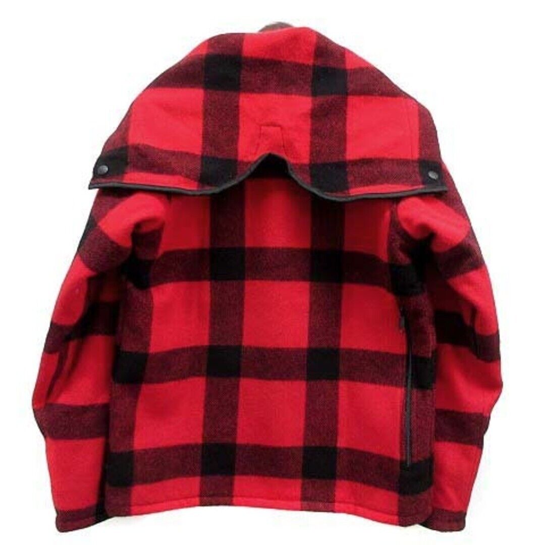 Johnson Woolen Mills Buffalo Check Hooded Jacket Wool 1525 Johnson Woolen Mills Buffalo Check Hooded Jacket Wool 1525
