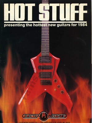 1984 Electra Westone Electric Guitars PRINT AD Xmas Gift Idea (2508)