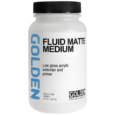 Fluid matte medium 8oz (738797352056)