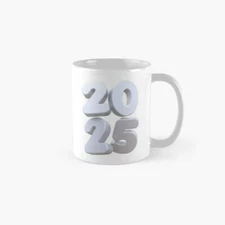 HAPPY NEW YEAR 2025 STICKER Classic Mug , Gift For Family