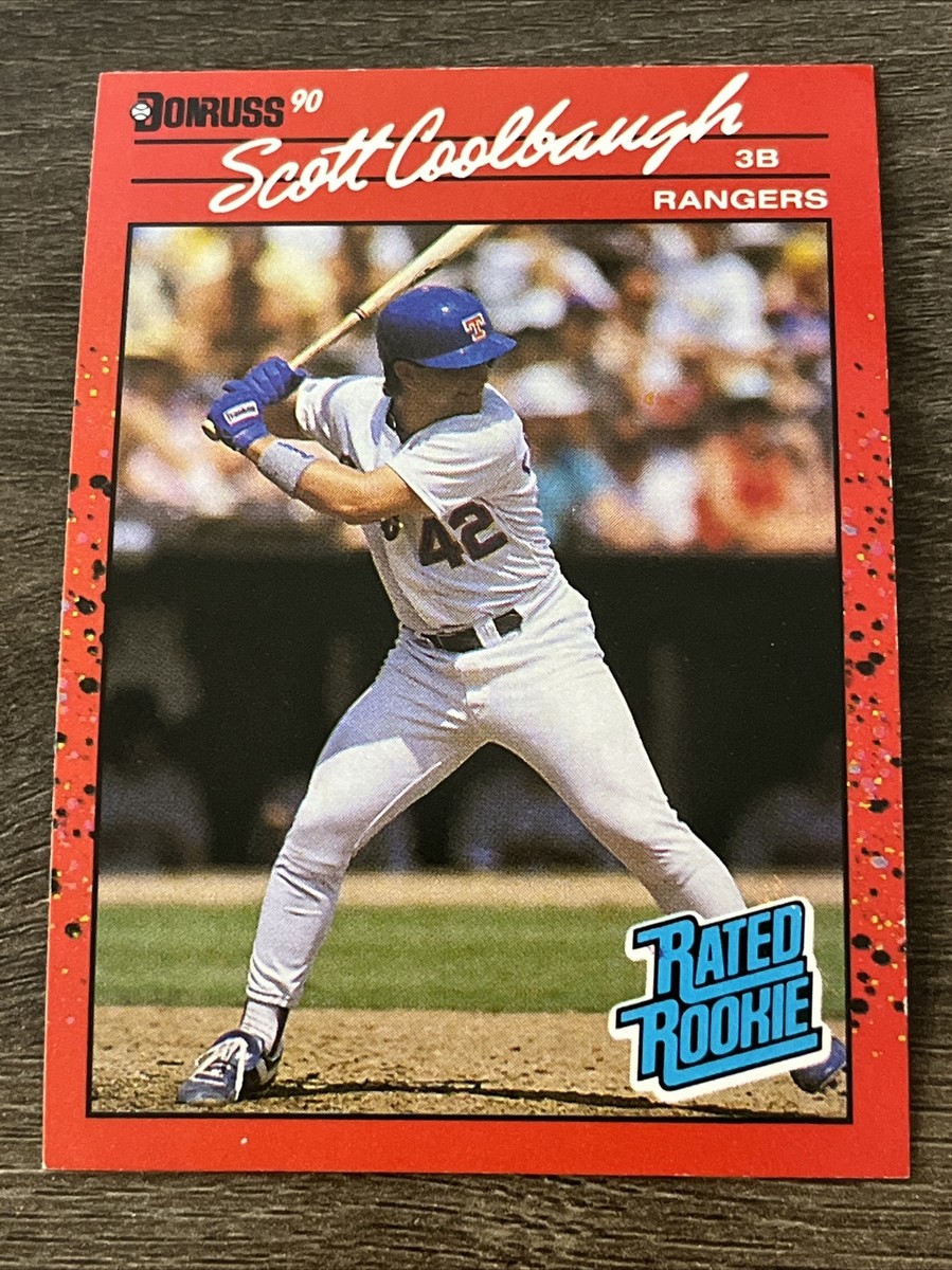 ERROR NO DOT 1990 DONRUSS BASEBALL CARD #43 SCOTT COOLBAUGH