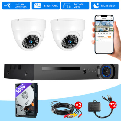 KERUI 8CH 5MP Lite DVR H.265+ 1080p Surveillance Security Camera System Outdoor