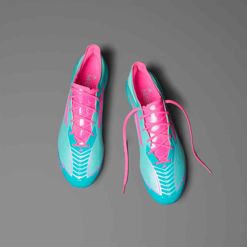 F50 ELITE FG MESSI　27cm IH0927 Adidas Soccer F50 Elite Messi FG IH0927 Blue / Lucid Pink / Cyan