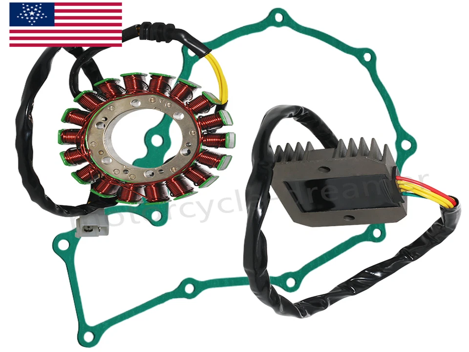 Regulator Stator+Gasket For HondaVT750DC Black Widow/ Shadow/Shadow Spirit 01-03 Foto 4 de 4