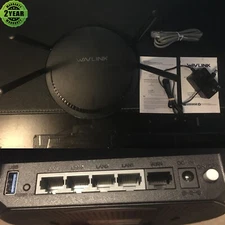 AC1200 Dual Band WiFi Router Wireless Internet 4 Gigabit Ports Touchlink WPA3