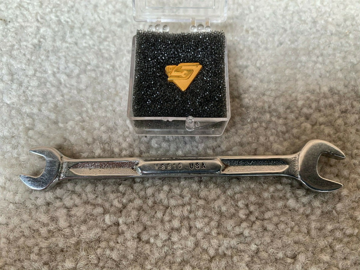 Snap-on Tools Collectable Real Gold Pin & Old-Logo Wrench Rare | eBay
