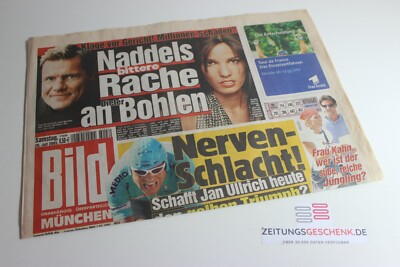 BILDzeitung 26.07.2003 Juli München Bayern 18. 19. 20. Geburtstag Geschenk MB 