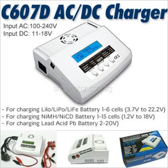GT Power C607D Lipo Battery Charger, RC Battery Charger - Picture 3 of 15