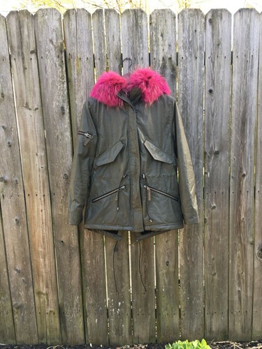 Faux Fur Trimmed Hood Parka | eBay