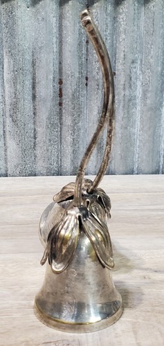 European Denmark Antique Sterling Silver Figural Dual Dinner Bell DENMARK 889 - Picture 4 of 17