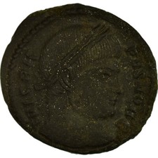 [#656146] Monnaie, Crispus, Nummus, Trèves, TB, Cuivre, Cohen:44