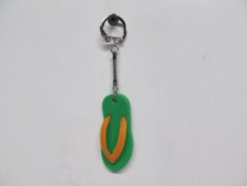 Green Rubber FLIP FLOP  KEYCHAIN