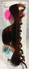 Scunci 60145 1pc Claw Hair Clip No-Slip Grip