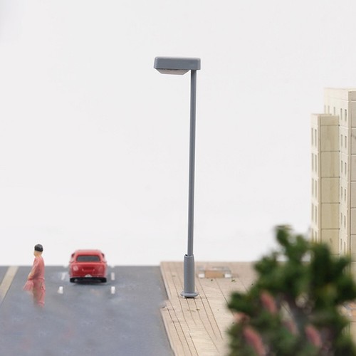 Maqueta de tren LED farola escala N LED farola blanco cálido 5 piezas - Imagen 3 de 12