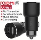 Xiaomi Roidmi 3S Bluetooth FM Transmitter Adapter Car Charger 2 USB Music App AU