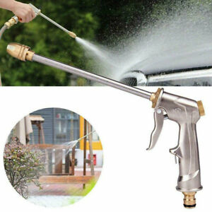 High Pressure Water Gun Washer Garden Hose Nozzle Spray Sprinkler Sprayer Tool 