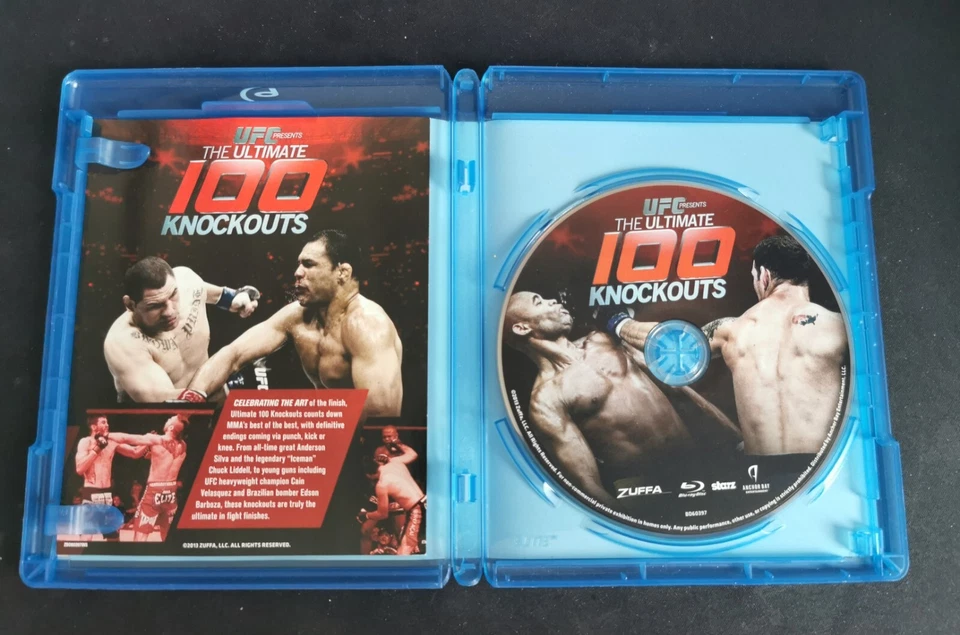 UFC The Ultimate 100 Knockouts (Blu Ray, 2013) probado lucha libre boxeo MMA Foto 3 de 3