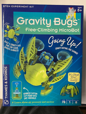 Gravity Bugs Free-Climbing MicroBot STEM Experiment Kit BRAND NEW