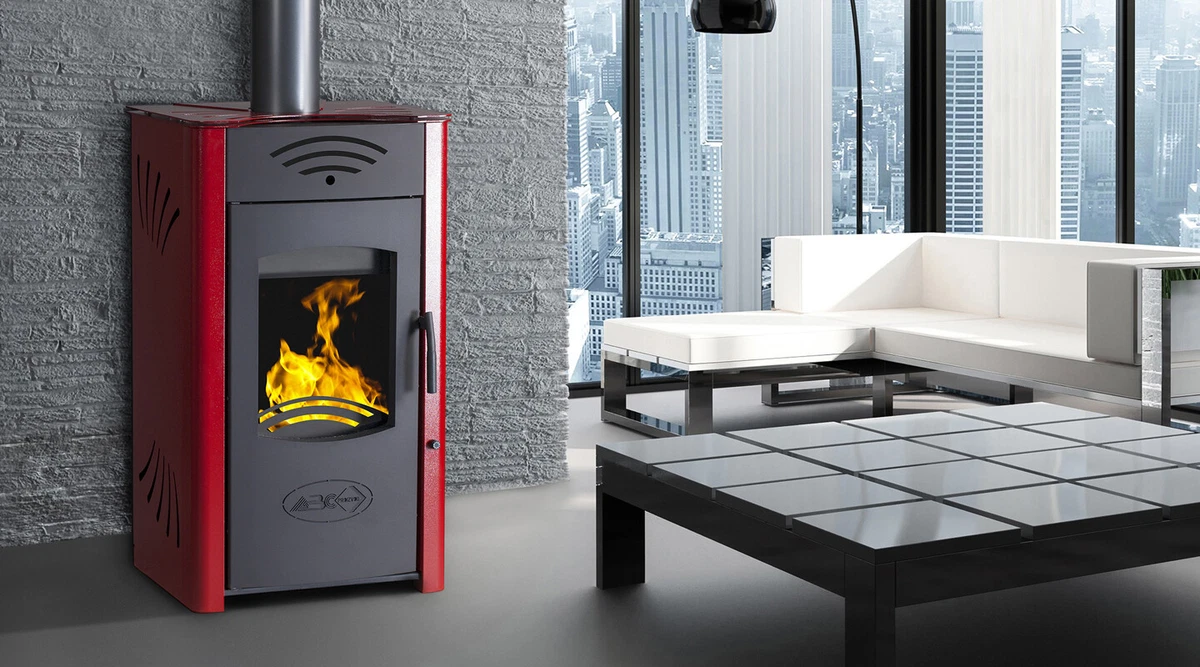 Volcano compact multifuel wood burning stove and central heating range 24kw  | eBay