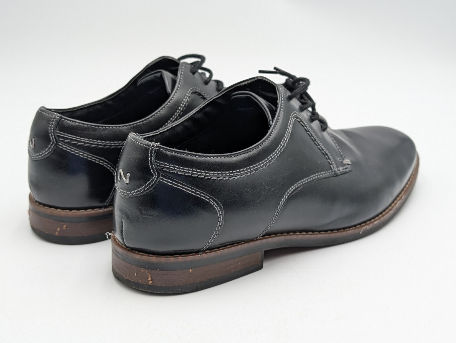 SAOLA Nunn Bush Fifth Ave Flex Cap Toe Oxford SCARPE DA UOMO COLORE NERO TAGLIA 8 5