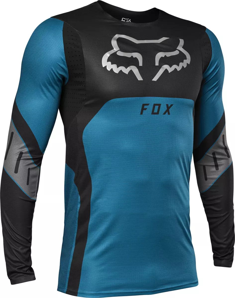 Fox Racing FLEXAIR RYAKTR Motocross Jersey Maui Blue eBay