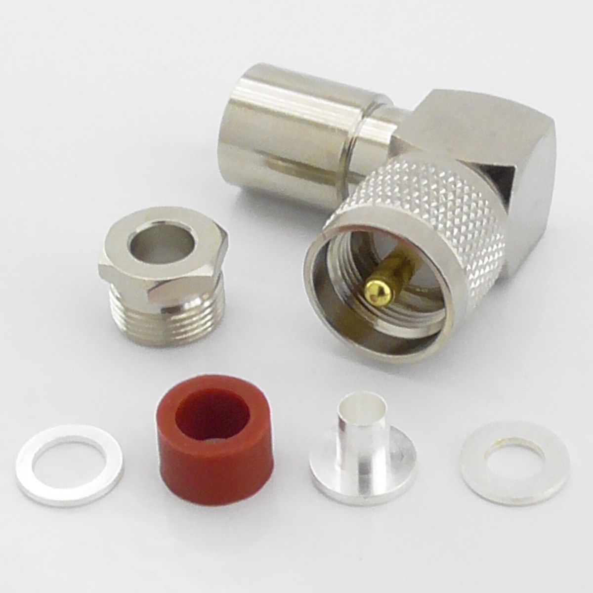 HRS SO239PRO7 - Connettore Professionale SO239 UHF Femmina Per Cavi 7 Mm - Foto 2