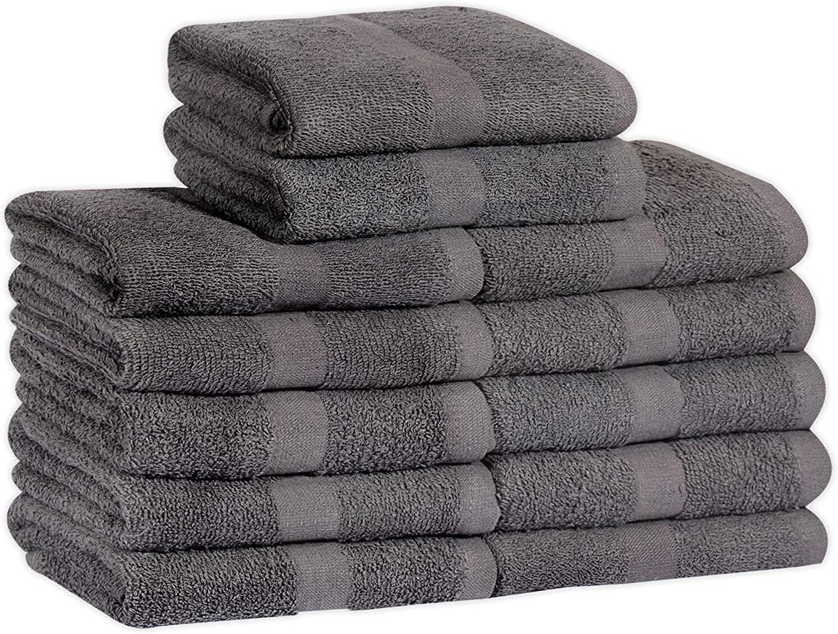 2-Pack 100% Cotton Dog Pattern Towels - German Shorthaired Pointer Print Bath & Hand Towels - View #14