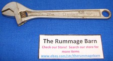 vintage CRESCENT 12" ADJUSTABLE WRENCH --- made in usa --- 300mm