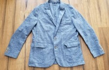 J Crew e8647 Mens Blue 2 Button Blazer / Sports coat - Size 44 - msrp 187.00