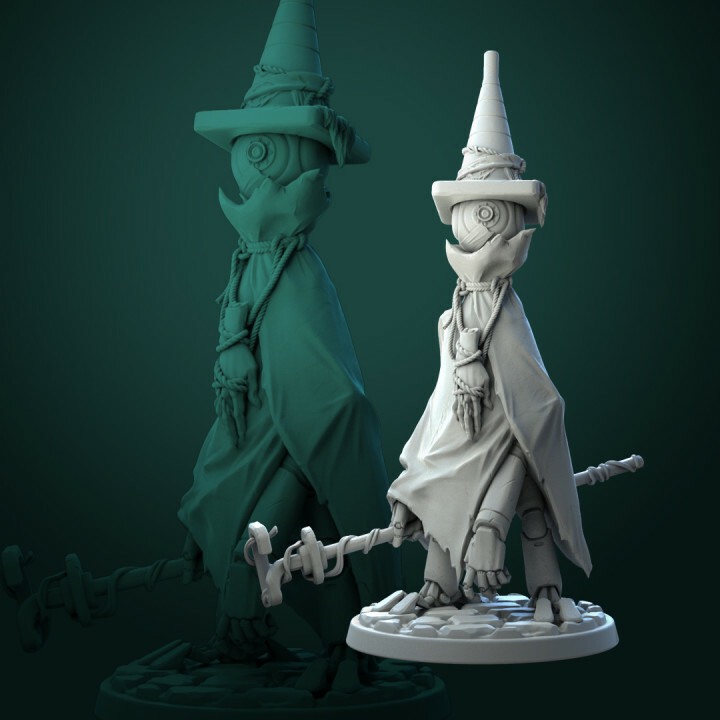 Witch Familiar Wizard Sorcerer Warlock Miniature | D&D DnD