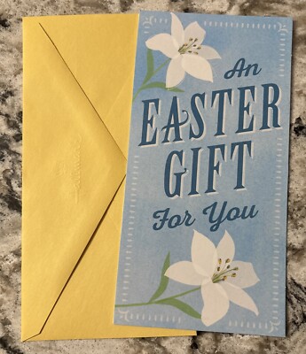 Happy Easter Gift For You Money-Gift card Holder Hallmark Greeting Card