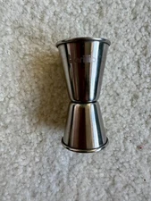 Barillio Stainless Steel Double Jigger Cocktail Measure Bar Tool 1 oz & 2 oz
