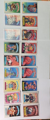 Vintage Garbage Pail Kids Excellent Condition 18 Total, High Profit Potential 