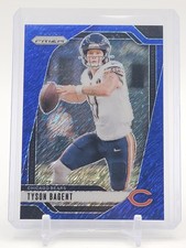TYSON BAGENT 2024 PANINI PRIZM BLUE SHIMMER /25 #46 CHICAGO BEARS FOOTBALL Q5454