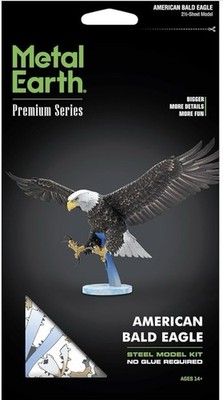 Fascinations Premium Series ICONX AMERICAN BALD EAGLE 3D Metal Earth Model Kit