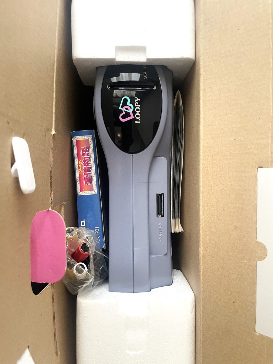 CASIO Loopy SV-100 My Seal Computer Console Boxed Used Japan Rare
