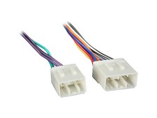Mazda 1990-2001 Aftermarket Radio Harness Multi Color Cable Assembly