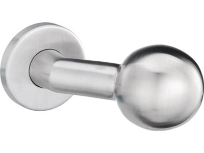 EDI 1052/4020/00 Türknopf K4/052/02 Edelstahl F00 Aufnahme M12 gekröpfter Kugelk