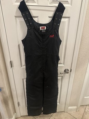 Tour Master Size Medium Motorcycle Riding Bib Overalls Pants Waterproof Black