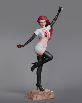 Jessie - Unassembled and Unpainted Garage Kit - Model Designed by Abe3D and LT3D