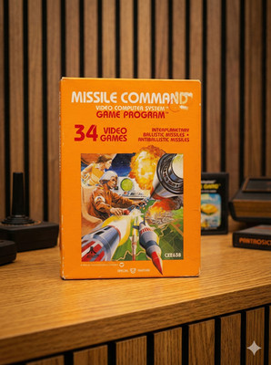 Atari 2600 Missile Command CX2638 NOS New Old Stock Unopened Box 1980 Warner
