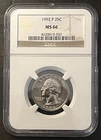 1992-P NGC MS66 WASHINGTON QUARTER 25c MS 66