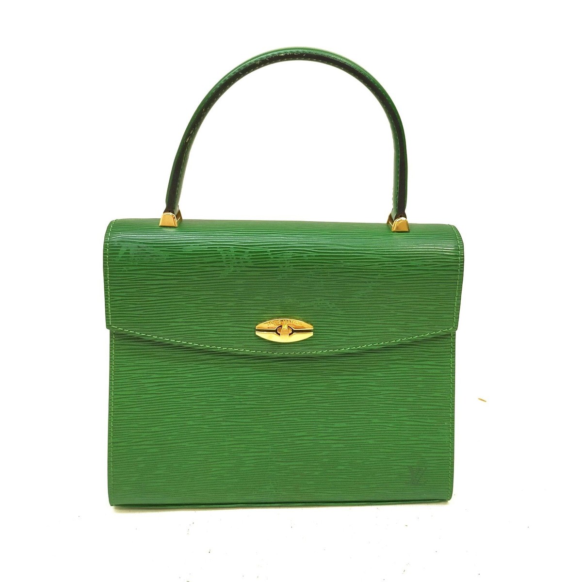 Louis Vuitton LV Hand Bag M52374 Malesherbes Green Epi 3290789