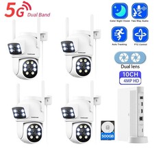 4MP Wireless Outdoor Security IP Camera System 10CH NVR Best Home CCTV System 5G