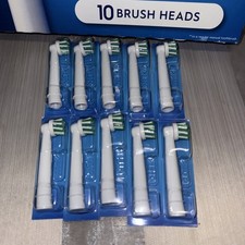NEW Oral B Replacement Brush Heads Crossaction X 10 Pack Open Box