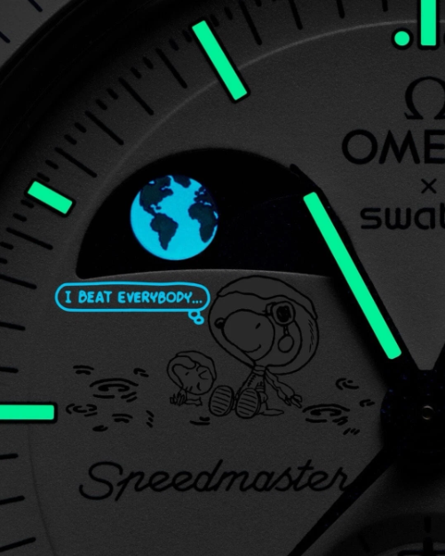 Omega x Swatch MISSION TO EARTHPHASE - MOONSHINE GOLD Swiss Snow